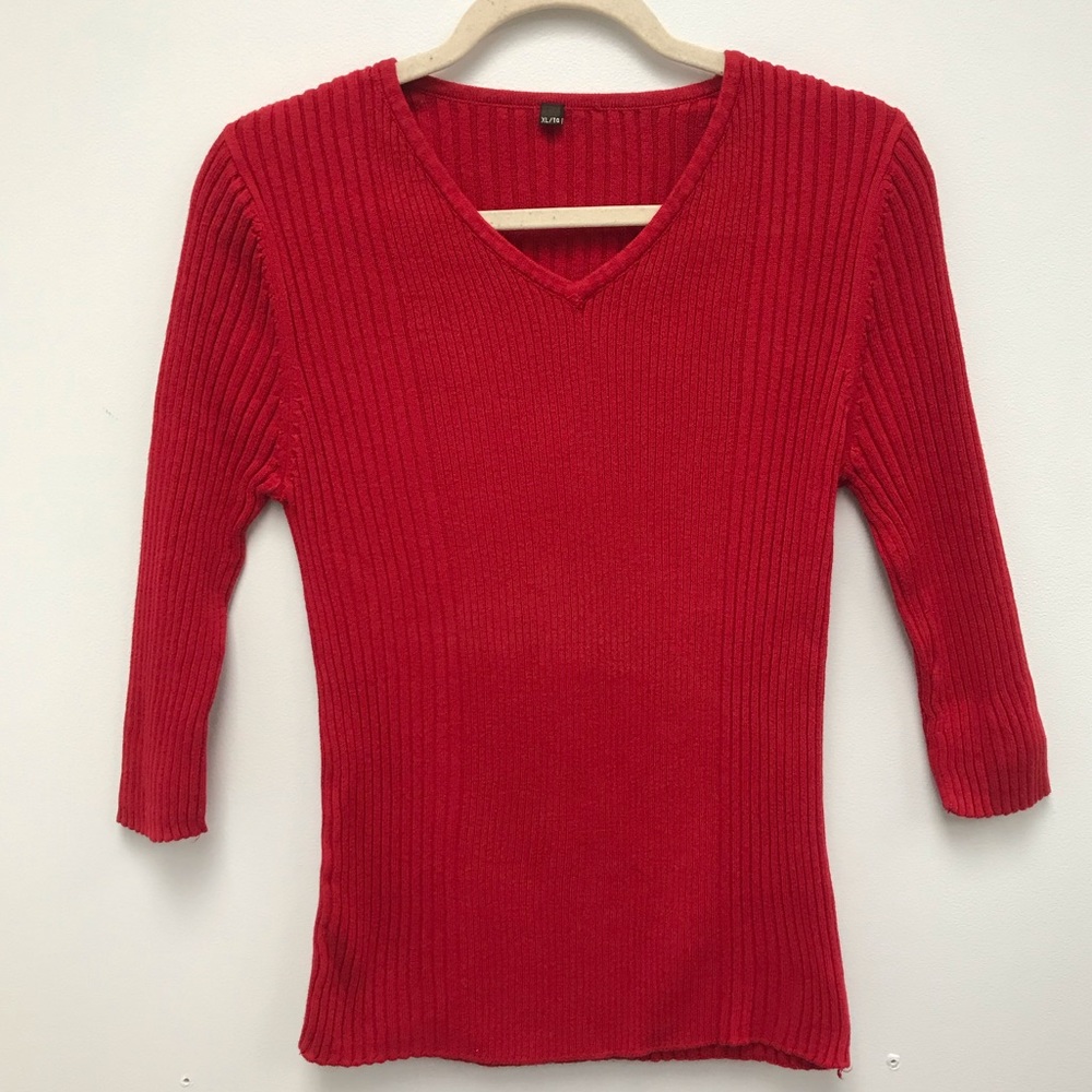 Stretchy V-Neck Top